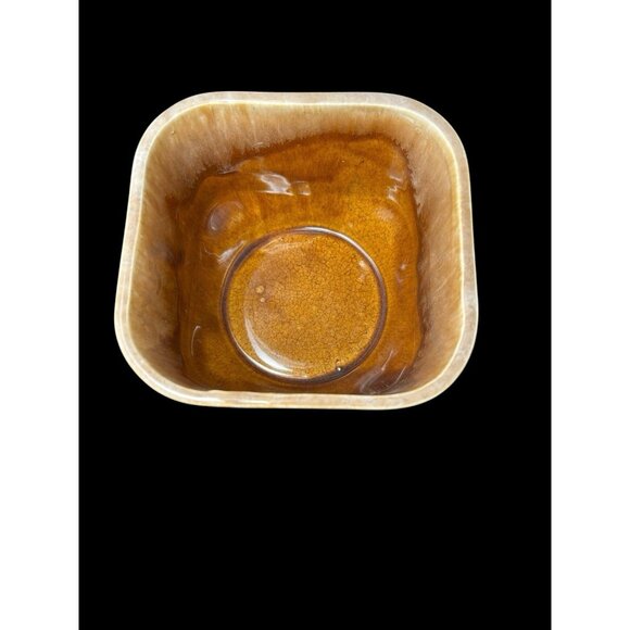 Bowl Planter Drip Glaze Vintage Washburn Ceramics S2 USA Art Pottery Rare Shape - Picture 4 of 7